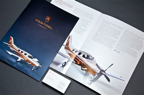 Symbolic Design Kestrel Aircraft Branding And Logo Design