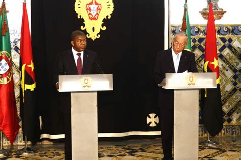 Voz De Angola Presidente Português Elogia Projeto De Paz Democracia