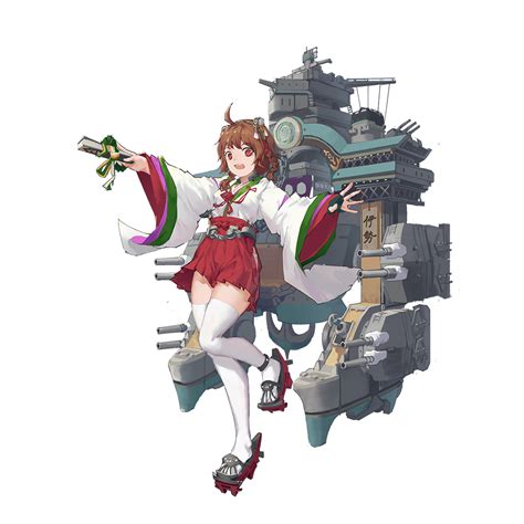 Flaurel Ise Warship Girls R Warship Girls R Official Art 1girl