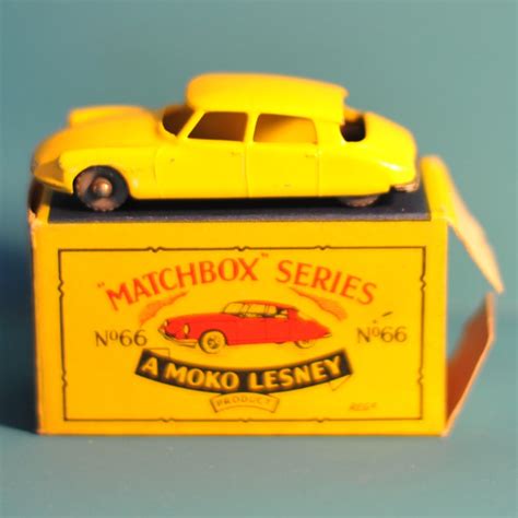 Vintage Matchbox Lesney No 66a Citroen Ds19 1959 With Original Box Etsy