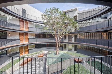 Hgr Arquitectos Designs Building With Circular Courtyard As New Housing