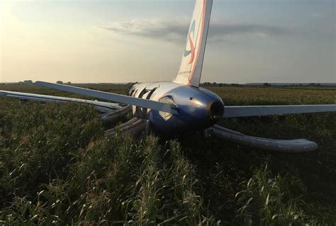 Plane Crash In Russia Ural Airlines A321 From Moscow Makes Emergency