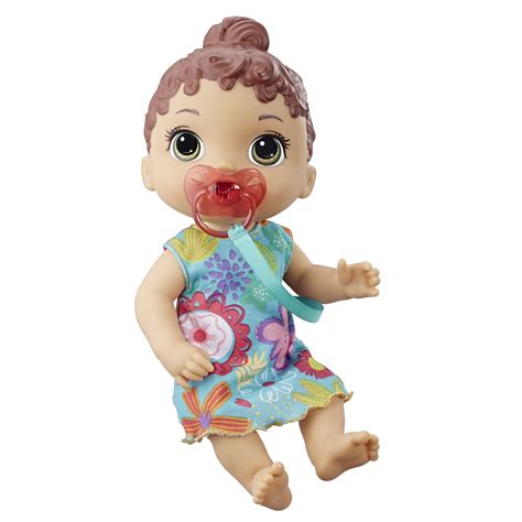 Baby Alive Baby Lil Sounds Interactive Brown Hair Baby Doll Includes
