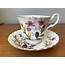 Royal Albert Vintage Tea Cup And Saucer Un Named Pattern Pink Flowers 