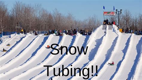 Snow Tubing At Seven Springs Youtube