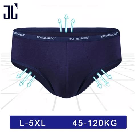 Jl Underwear Briefs Men L 5xl Plus Size Modal Male Underpants Sexy Mens Briefs Soft Breathable