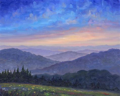 Smoky Mountain Wildflowers Painting By Jeff Pittman Fine Art America