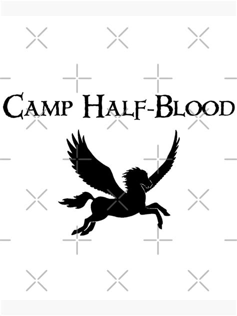 Camp Half Blood Movie Logo Percy Jackson T Shirt Poster By