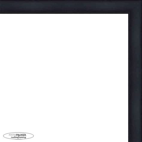 8x20 Contemporary Black Complete Wood Picture Frame With Uv Acrylic