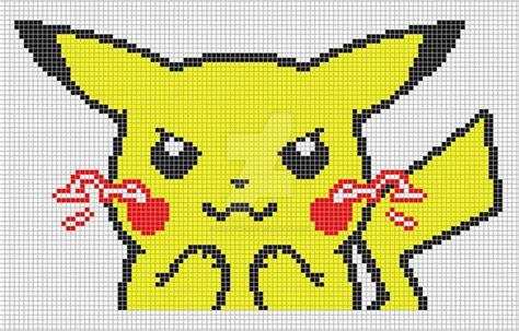 Pikachu Pixelart By Sweetsncake On Deviantart Pixel Art Pokemon