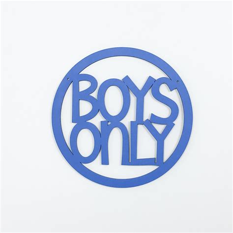 Boys Only Wood Sign Boys Room Sign Modern Boys Room Decor Etsy