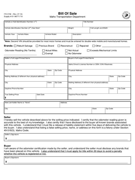 bill of sale form 183 free templates in pdf word excel