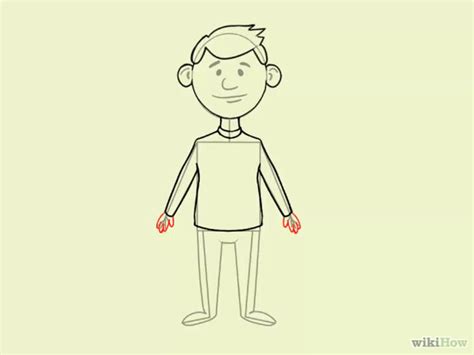 How To Draw A Cartoon Man 15 Steps With Pictures Wikihow