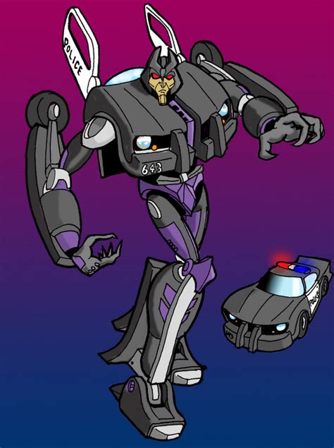 Stare Down Prowl And Barricade By Sonicgal390 On Deviantart