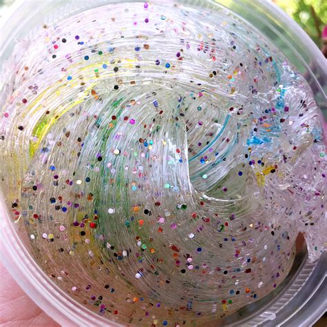 Rainbow Super Glittery Slime Etsy