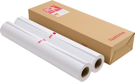 ヤシマ産業 ロール紙 一部予約 A0ノビ 36インチ インクジェット用普通紙 914㎜幅×45m巻き 1箱2本入り さ：0096㎜ 厚 96ミクロン