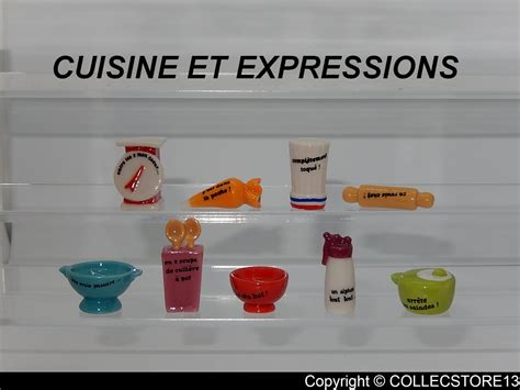 SERIE COMPLETE DE FEVES CUISINE ET EXPRESSIONS