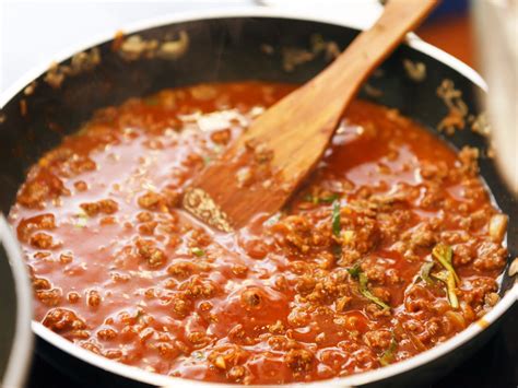 Sauce bolognaise à l italienne Recette de Sauce bolognaise à l