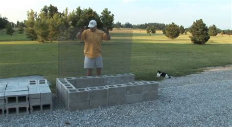 How To Build A Cinder Block Bbq Pit On The Cheap Die