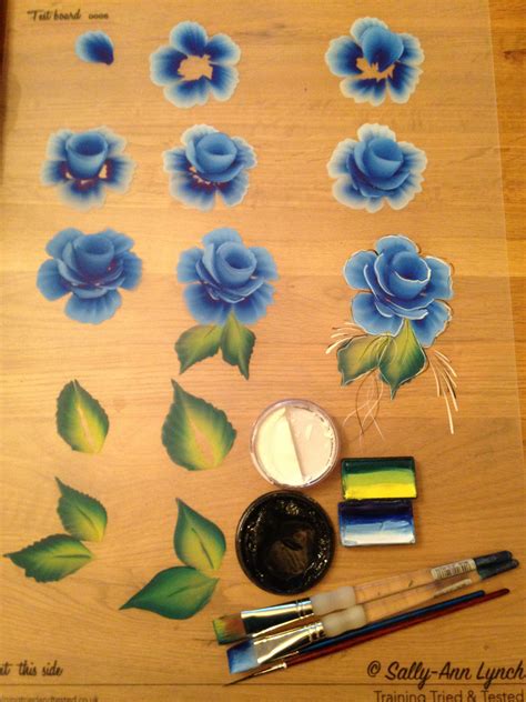 One Stroke Painting Flowers Step By Step FLOWERS JKW