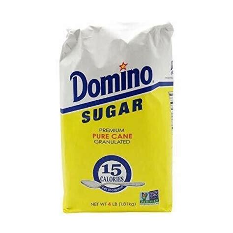 Domino Premium Pure Granulated Cane Sugar 4lb Bag Ebay