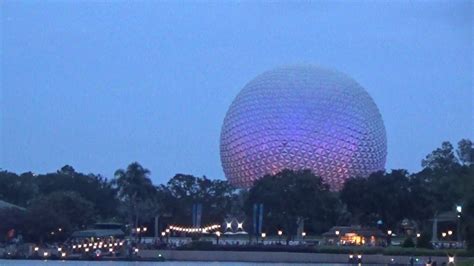 Epcot - Before Fireworks Display - YouTube