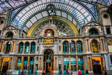 The central station of antwerp. Antwerpen Centraal Railway Station - Antwerp Belgium ...