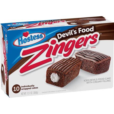 Hostess Chocolate Zingers Shop Snack Cakes At H E B