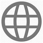 Internet Gray Icon Grey Worldwide Earth Icons