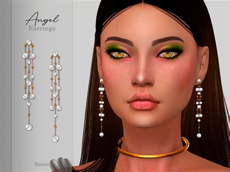 The Sims Resource Angel Earrings
