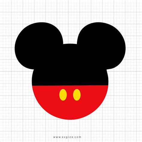 Mickey Mouse Head Svg Clipart Perfect For For Your Shop Crafters And