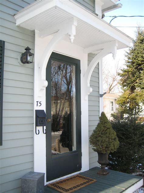 Image Gallery House Exterior Porch Design Door Overhang