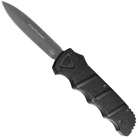 Boker Plus Black Kalashnikov Otf Auto Knife Black Dagger Blade Bladeops