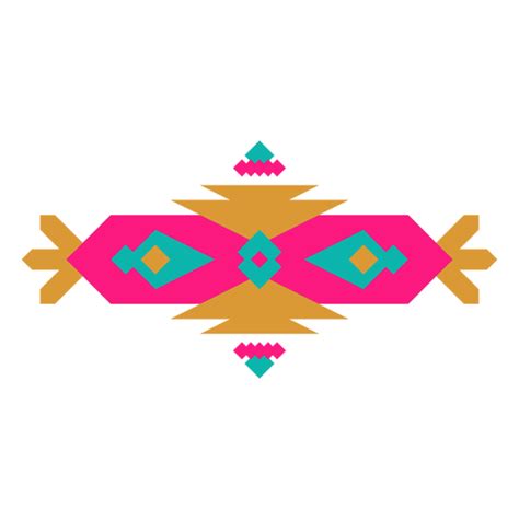 Mexican Geometric Banner Composition Png And Svg Design For T Shirts