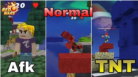 Types Of Players In Bedwars Blockman Go Youtube