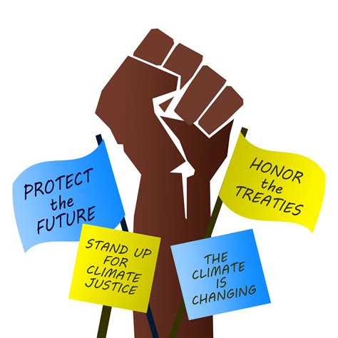 Environmental Justice Illustration With Hand Flag V2 11653680 Png