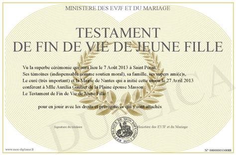 Elle représente un diplôme, un titre de la meilleure maman du monde. Diplome enterrement de vie de jeune fille gratuit - Ti bank