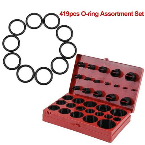 419 Universal O Ring Assortment Set Metric Car Hand Tool Seal Rubber