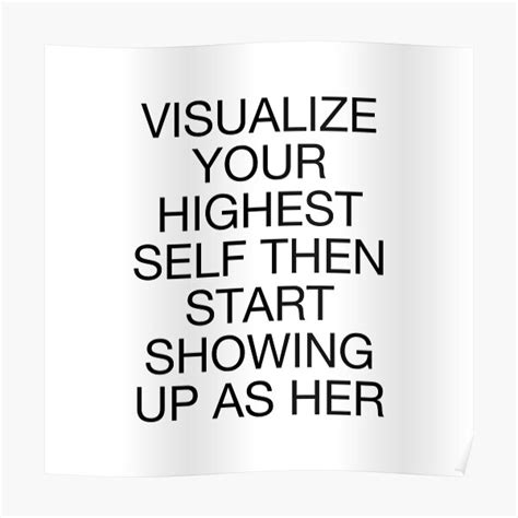 Visualization is daydreaming with a purpose. Visualize Posters | Redbubble