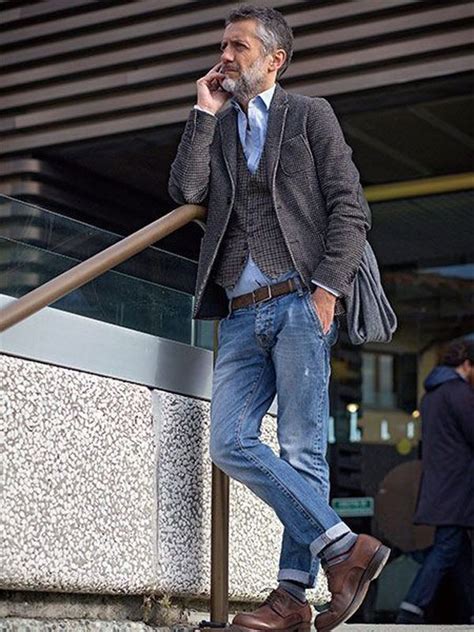 25 Fashionable Older Men Outfits For This Fall Fashionlookstyle Older Mens Fashion Old Man