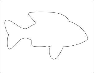 A fish template can be used for many differnt situations including some crafts work or some other projects. Many free templates for download at the link. | Crafts ...