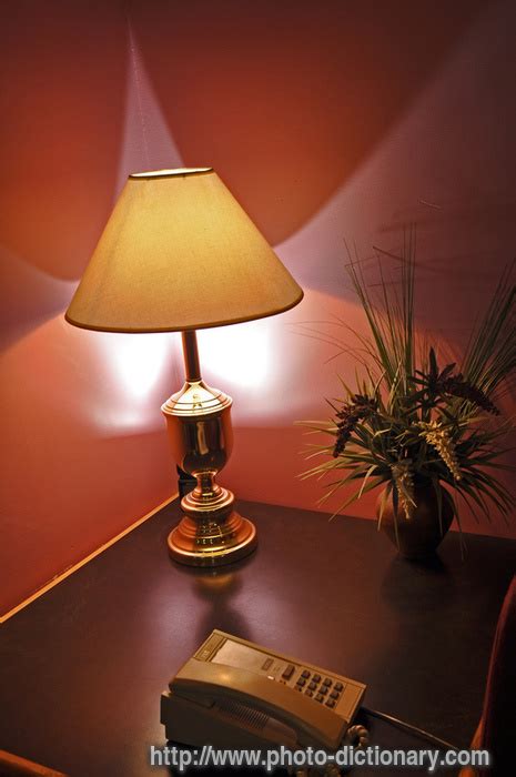 desk lamp - photo/picture definition at Photo Dictionary - desk lamp word and phrase defined by ...