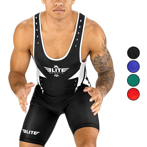 Buy Elite Sports Mens Wrestling Singlet Uniform Star Series Advanced