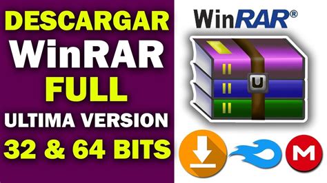 Descargar Winrar Full Español Ultima Versión 32 64 Bits Mega Youtube