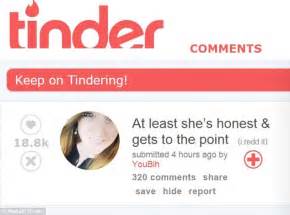 Woman S Honest Tinder Profile Goes Viral On Reddit Daily Mail Online