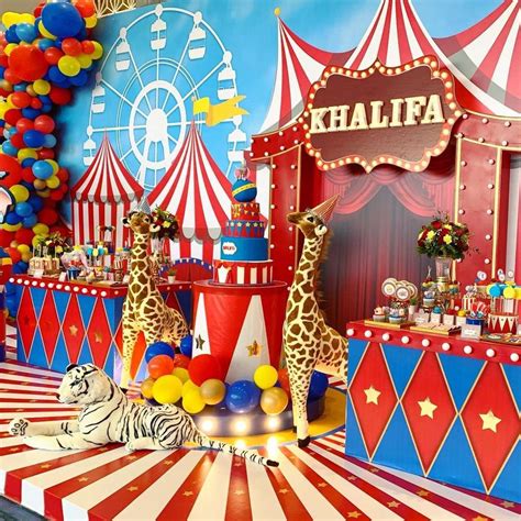 Circus Carnival Birthday Party Ideas Photo 17 Of 26 Artofit