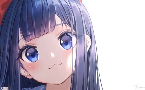 Download 1440x900 Cute Anime Girlblue Eyes Smiling Wallpapers For Macbook Pro 15 Inchmacbook