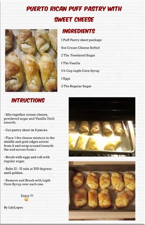 See more of pasteles puerto rican de una nuyerican catering on facebook. Puerto Rican Sweet Puff Pastry | Boricua recipes, Dessert recipes, Puerto rican recipes