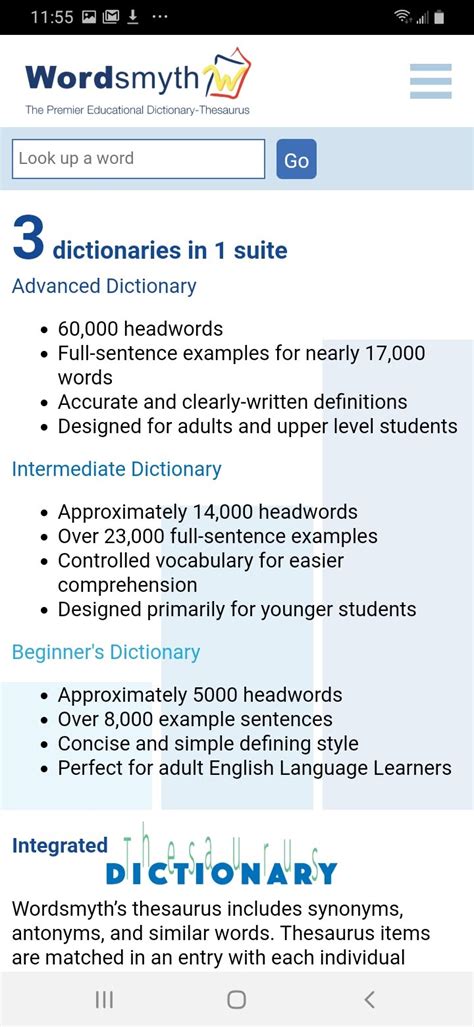 Wordsmyth Dictionary App For Students And Ell Wordsmyth Blog