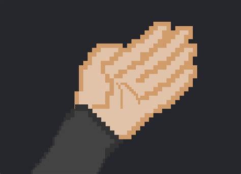 Pixel Hand By Gimmick On Newgrounds